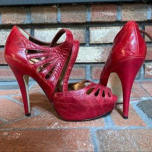 👠Jessica Simpson Red High Heels